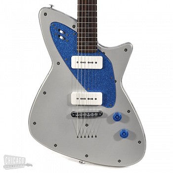 Work:&nbsp;Guitars FANO Futuristic Model Acrylic & mixed media on canvas FANO.001 (5526)